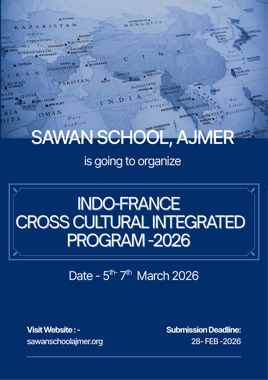 INDO-FRANCE CROSS CULTURAL INTEGRATED PROGRAM - 2026
